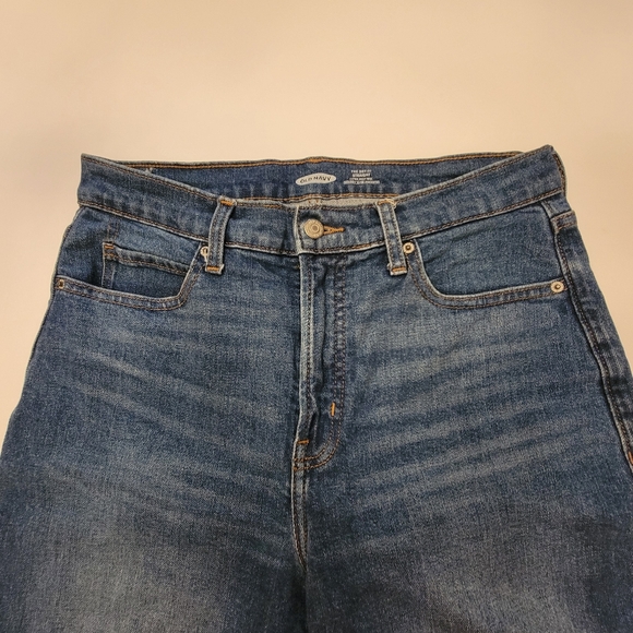 Old Navy Sky-Hi Straight Extra High Rise Relaxed Fit 32x27 Womens Size 8 - Picture 3 of 13